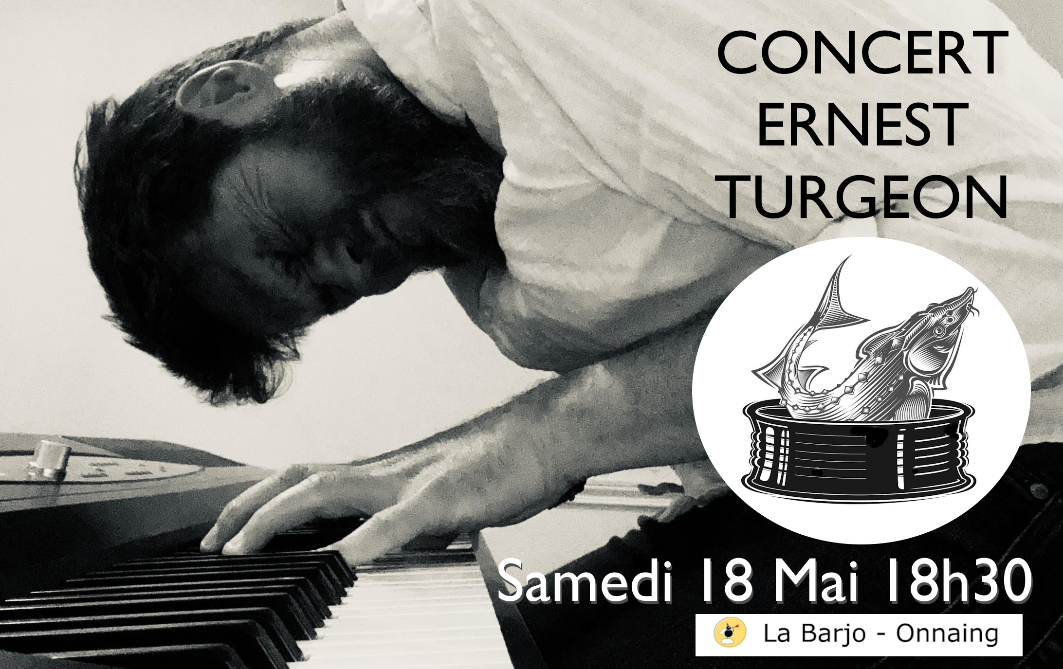 concert piano voix de Ernest turgeon durant l'expo "beau (t'es) bizarre